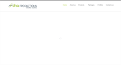 Desktop Screenshot of dnaproductions.co.za
